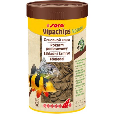 Sera Vipachips Nature 250 ml – Zbozi.Blesk.cz