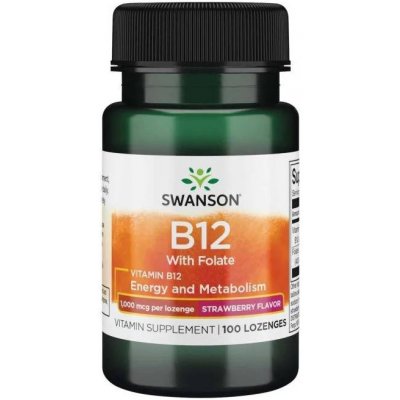 Swanson Vitamin B12 1000 mcg 100 kapslí – Hledejceny.cz
