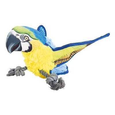 HipHop Dog Ara Ararauna papoušek na laně 35 cm – Zboží Dáma