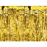 Party závěs zlatý 90 x 250 cm – Zboží Dáma