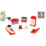 Teddies Sada nábytek domeček v krabici – Zboží Dáma