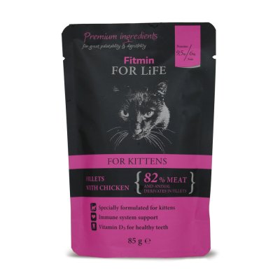 Fitmin for Life Cat kotě 85 g – Zbozi.Blesk.cz