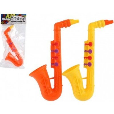 Teddies Saxofon plast 24 cm 2 barvy v sáčku – Zbozi.Blesk.cz