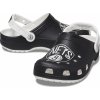 Dámské žabky a pantofle Crocs NBA Brooklyn Nets Classic Clog White/Black