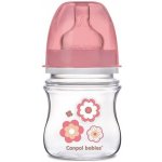 Canpol babies Antikoliková láhev se širokým hrdlem Newborn Růžová 120ml – Zboží Dáma