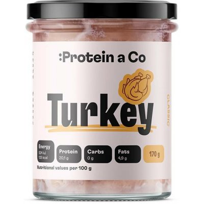 ProteinaCo Krůtí maso ve vlastní šťávě 170 g – Sleviste.cz