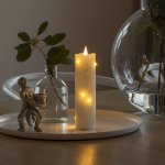 Konstsmide LED vosková svíčka krémová barva jantarová 17,8 cm 1826-180 – Hledejceny.cz