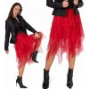 Dámská sukně Fashionweek dámská tylová sukně ROCK STAR TC027 červená