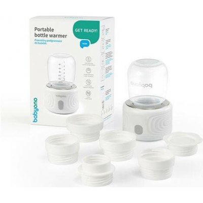 BabyOno Cestovní ohřívač kojeneckých lahví White – Zboží Dáma