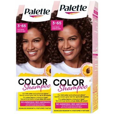 Palette Šampony na vlasy hnědé odstíny - Čokoládově hnědá – Zboží Dáma