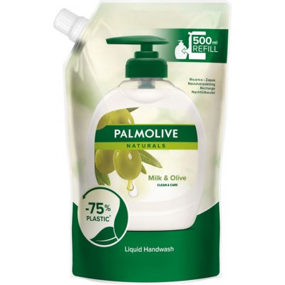 Palmolive Natural Olive Milk tekuté mýdlo náhradní náplň 500 ml – Zboží Mobilmania