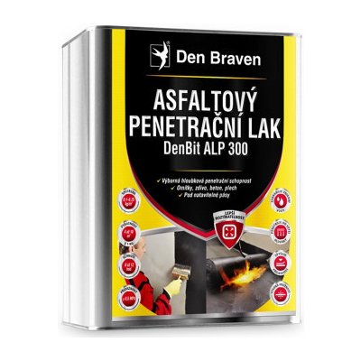 Den Braven Asfaltový penetrační lak DenBit ALP 300 9 kg – Sleviste.cz