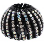 Spona na cop s kamínky Barva: modrá – Zboží Dáma