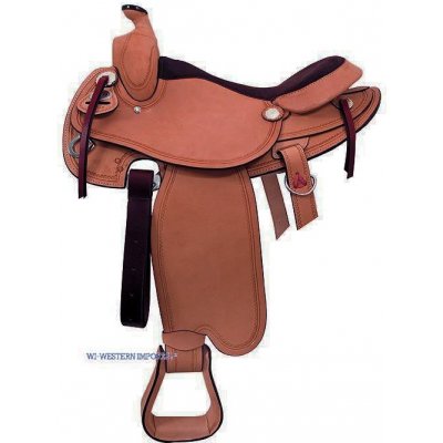WESTERN IMPORTS Westernové sedlo Timber Trail Saddle Hnědá – Zboží Dáma