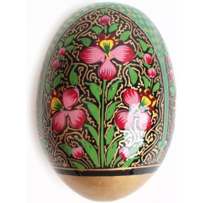 El Puente Dřevěné malované vejce Secese z Indie, různé barvy Barva koše: Tyrkysová – Zboží Dáma