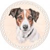 Pedig a proutí expresslaser.cz 64 Jack Russell teriér Víko na háčkovaný košík 20cm