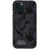 Pouzdro a kryt na mobilní telefon Apple Tactical Camo Troop s maskáčovým vzorem pro iPhone 15 černý 8596311220968