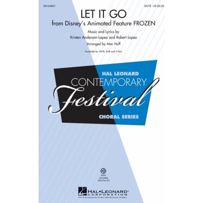 Let It Go from Frozen pro sbor SATB pro sbor SATB 979429