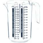 Moser Plastová odměrka s gumovým protiskluzovým dnem, obsah: 1,50 litru – Zboží Dáma