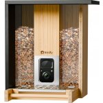 Birdfy Smart krmítko pro venkovní ptactvo Bamboo Solar Lite s kamerou a solárním panelem 27,9 x 27,9 x 30,5 cm – Zboží Mobilmania