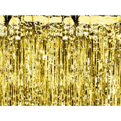 Zlatý party závěs 100 x 200 cm – Zboží Dáma