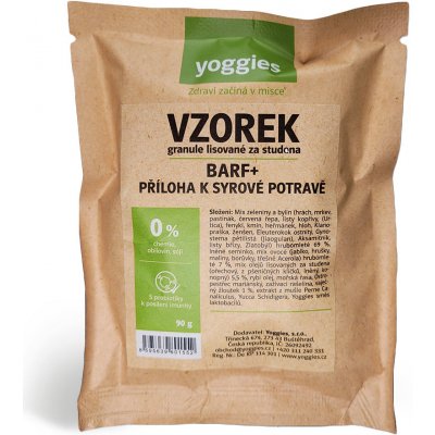 Yoggies Barf+ příloha k syrovému masu lisované za studena s probiotiky 0,09 kg – Zbozi.Blesk.cz