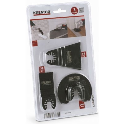 Kreator Příslušenství Kreator sada nástrojů pro oscilační brusky KRT990040 – Zboží Dáma