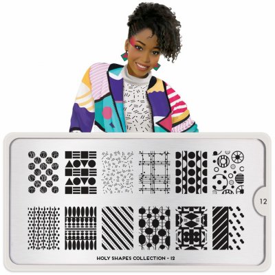 Image destička MoYou Holy Shapes 12 – Zboží Dáma