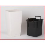 Lechuza Květináč Cubico Bílá 22 cm – Hledejceny.cz