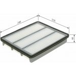 Vzduchový filtr BOSCH 1 457 433 580 – Hledejceny.cz