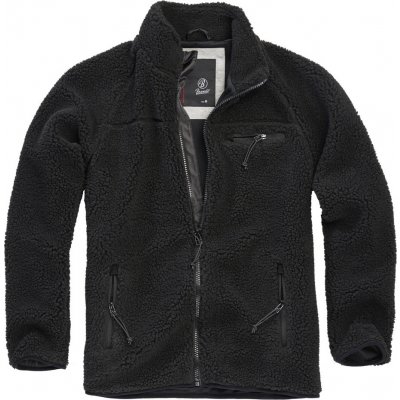 Brandit Teddy fleece jacket černá – Zboží Mobilmania