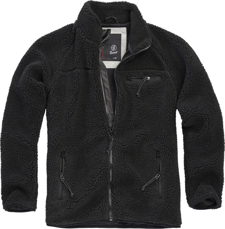 Brandit Teddy fleece jacket černá