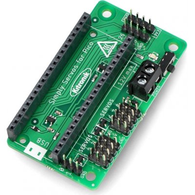 Kitronik Simply servo deska pro Raspberry Pi Pico – Zboží Živě