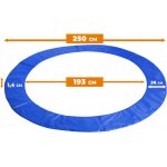 Aga kryt pružin na trampolínu 250cm modrá – Zboží Dáma