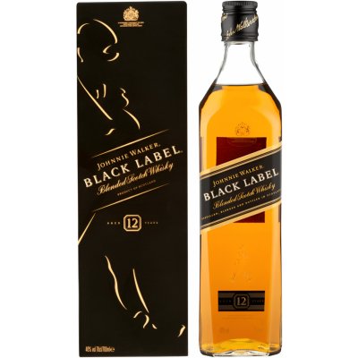 Johnnie Walker Black Label 12y 40% 0,7 l (kazeta) – Zboží Mobilmania