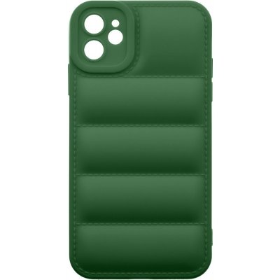 ME Puffy Apple iPhone 11, tmavě zelené – Zboží Mobilmania