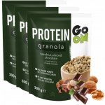 GO ON Proteinová granola s čokoládou a ořechy 300 g – Zboží Dáma