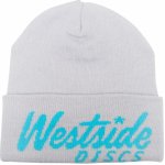 Westside čepice pletená šedá Modrá discgolf – Zboží Mobilmania