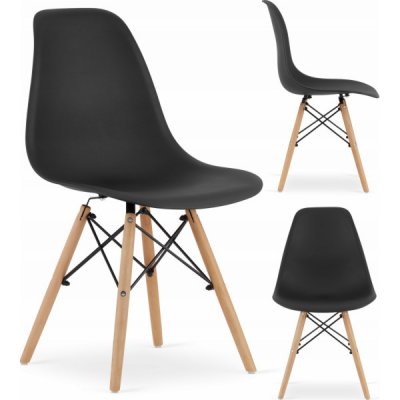 Leobert Osaka černá / nohy z přírodního materiálu – Zbozi.Blesk.cz