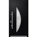 OknaDvereNaMiru.cz Vchodové dveře INOX 1425 zlatý dub 100 x 220 cm – Zboží Mobilmania