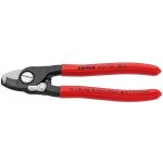 Kabelové nůžky 165 mm KNIPEX 95 41 165 - kalené kleště, odizolování umělými návleky – Zboží Dáma