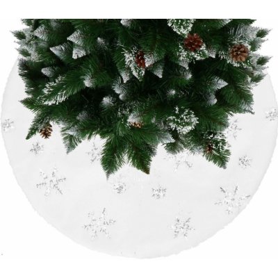 SPRINGOS Koberec pod vánoční stromeček 72 cm bílý CA0761-XG – Zboží Dáma