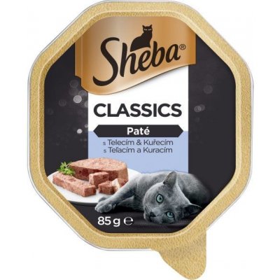 Sheba Classics telecí & kuřecí v paštice 94 85 g