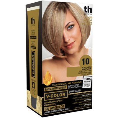 TH Pharma Barva na vlasy V-color platinová blond 10