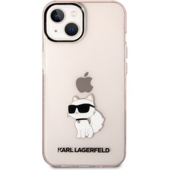 Pouzdro Karl Lagerfeld IML Choupette NFT iPhone 14 růžové