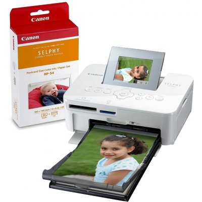 Canon Selphy CP-1500 bílá Print Kit+ papíry RP-54 – Zboží Živě