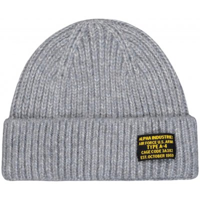 Alpha Industries Čepice A-4 Watch Vintage Beanie Silver – Hledejceny.cz