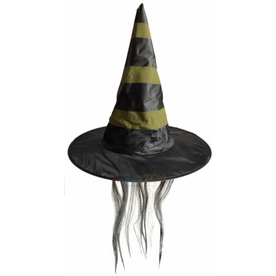 Klobouk čarodějnický s vlasy – Hledejceny.cz