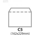 Dopisní obálka C5, bílá 80g, 1000ks, s páskou – Zboží Živě