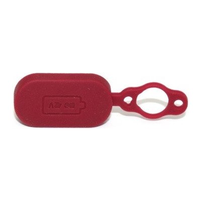 Xiaomi Mi Electric Scooter 1S, 2, M365, Essential, Pro, Pro 2 - Gumová Krytka Nabíjecího Konektoru (Red), Red – Zboží Živě